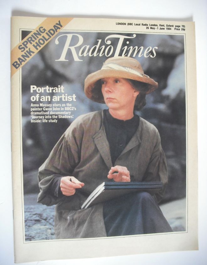 Radio Times magazine - Anna Massey cover (26 May - 1 June 1984)