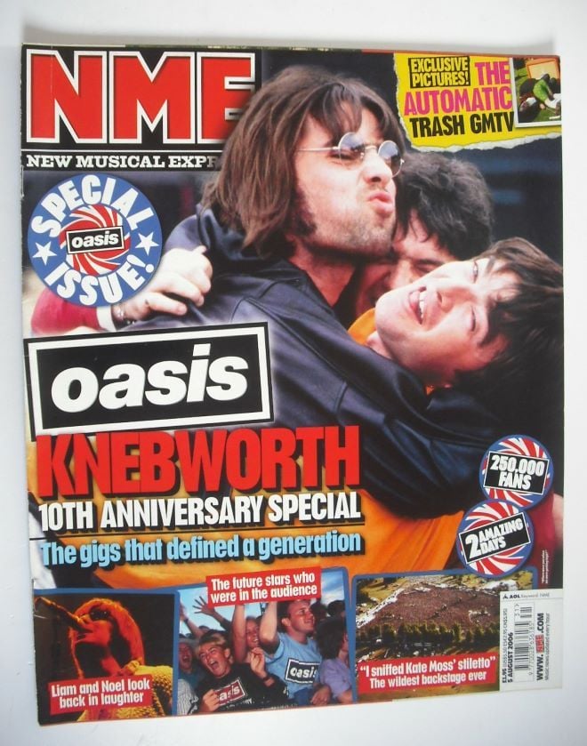 NME magazine - Oasis cover (5 August 2006)