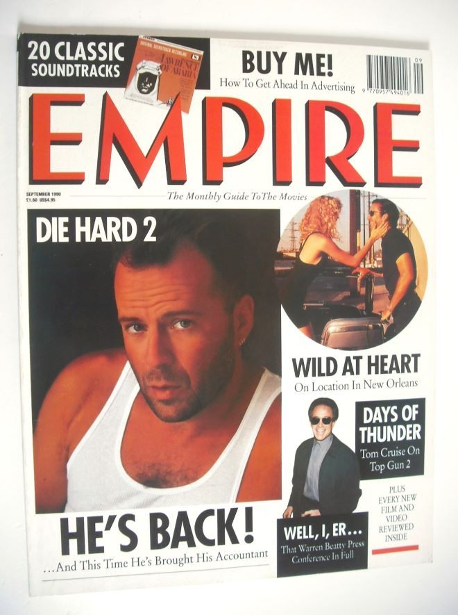 Empire magazine - Bruce Willis cover (September 1990 - Issue 15)
