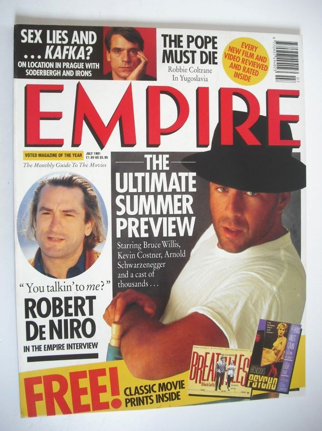 Empire magazine - Bruce Willis cover (July 1991 - Issue 25)