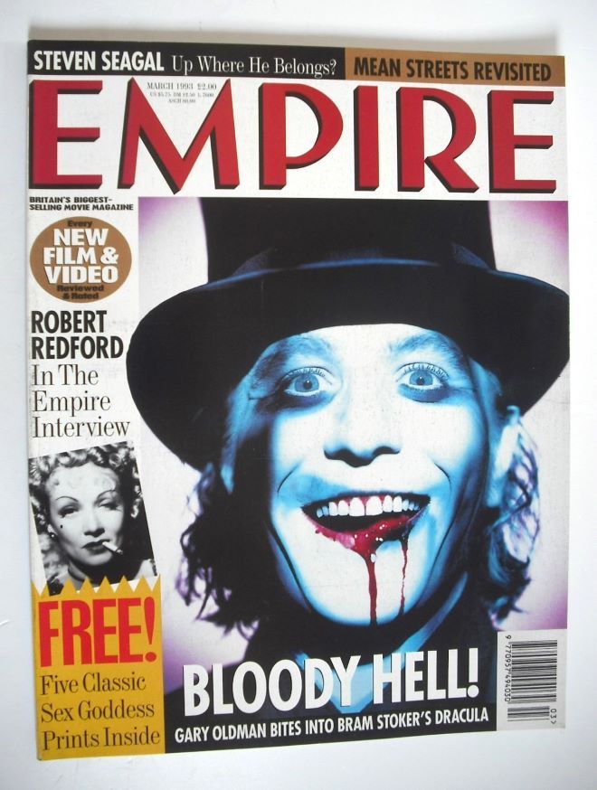 Empire magazine - Gary Oldman cover (March 1993 - Issue 45)