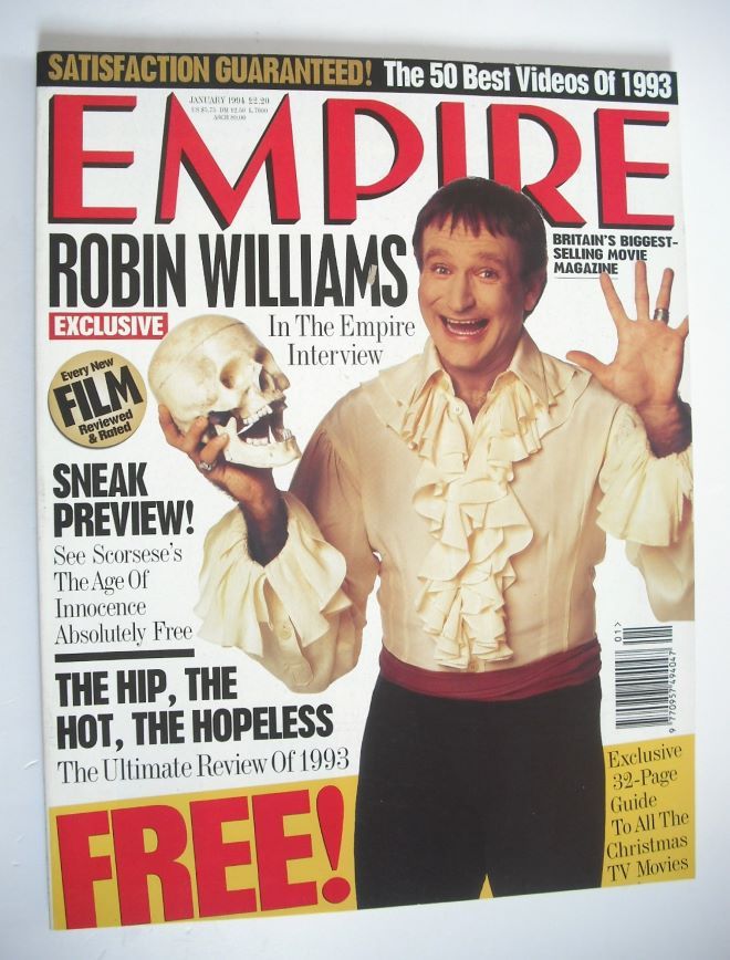 Empire magazine - Robin Williams cover (January 1994 - Issue 55)