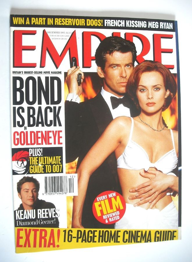 Empire magazine - James Bond cover (December 1995 - Issue 78)
