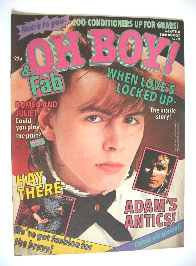 Oh Boy! magazine - 2 May 1981 - John Taylor cover