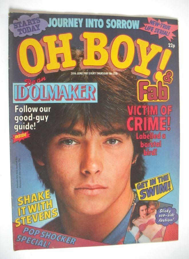 Oh Boy! magazine - 20 June 1981 - Eddie Kidd cover