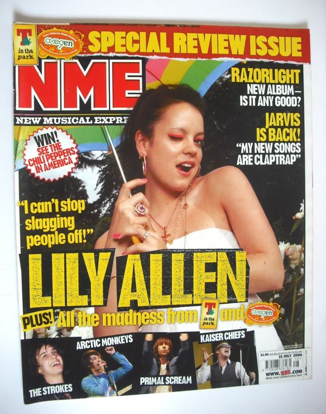 NME magazine - Lily Allen cover (15 July 2006)