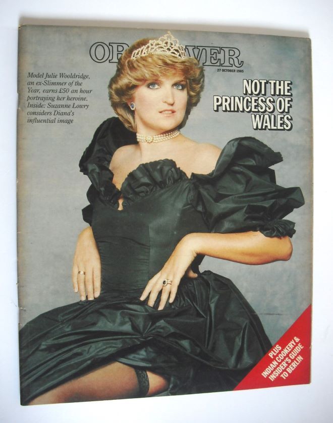 The Observer magazine - Julie Wooldridge cover (27 October 1985)