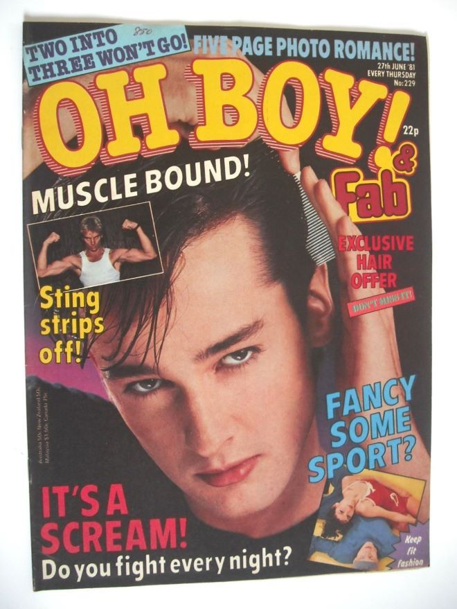 Oh Boy! magazine - 27 June 1981 - Peter Paul cover