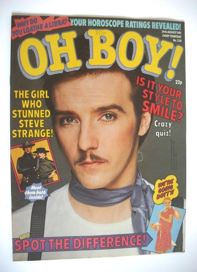 Oh Boy! magazine - 29 August 1981 - Midge Ure cover