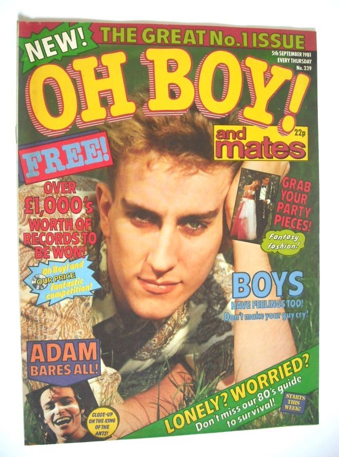 Oh Boy! magazine - 5 September 1981 - Terry Hall cover