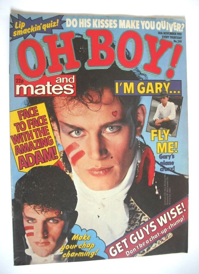 Oh Boy! magazine - 14 November 1981 - Adam Ant cover