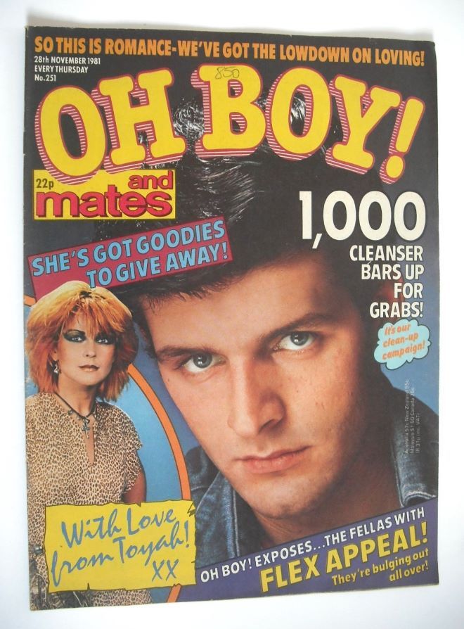 Oh Boy! magazine - 28 November 1981 - John McKitterick cover
