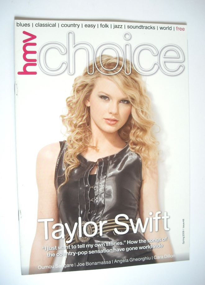 HMV Choice magazine - Taylor Swift cover (Spring 2009)