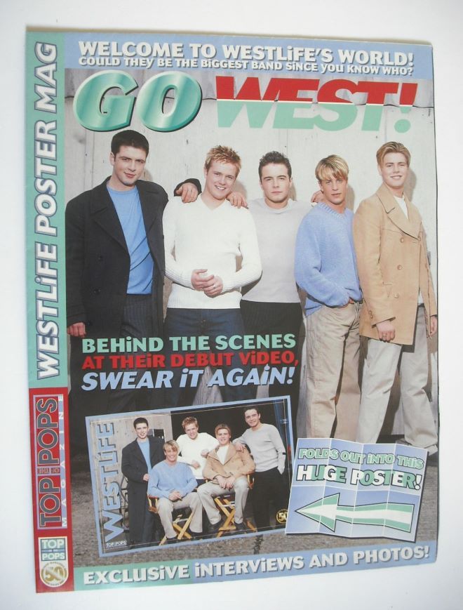 Top Of The Pops magazine - Ronan Keating cover (April 1999)