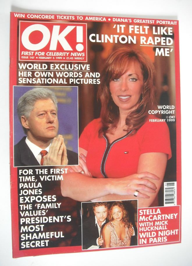 OK! magazine - Paula Jones cover (5 February 1999 - Issue 147)