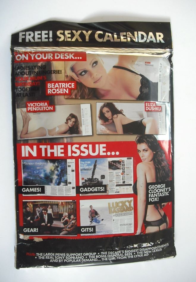 FHM magazine - Rachel Stevens cover (January 2010)