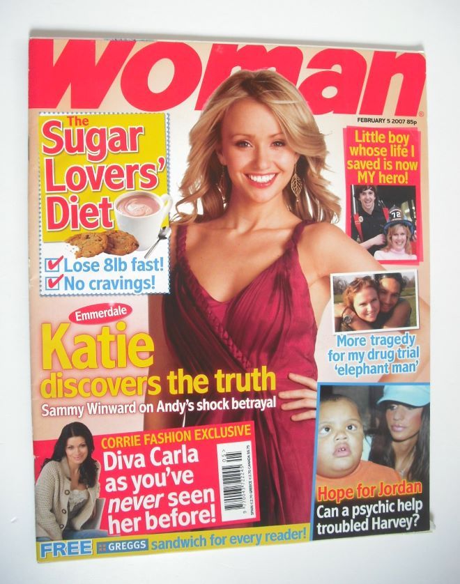 Woman magazine - Sammy Winward cover (5 February 2007)
