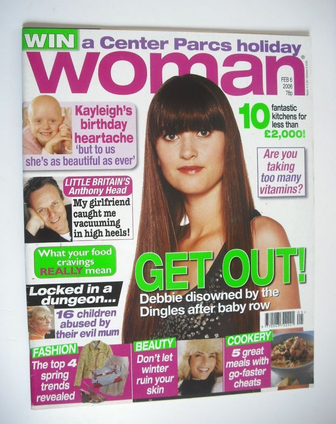Woman magazine - Charley Webb cover (6 February 2006)
