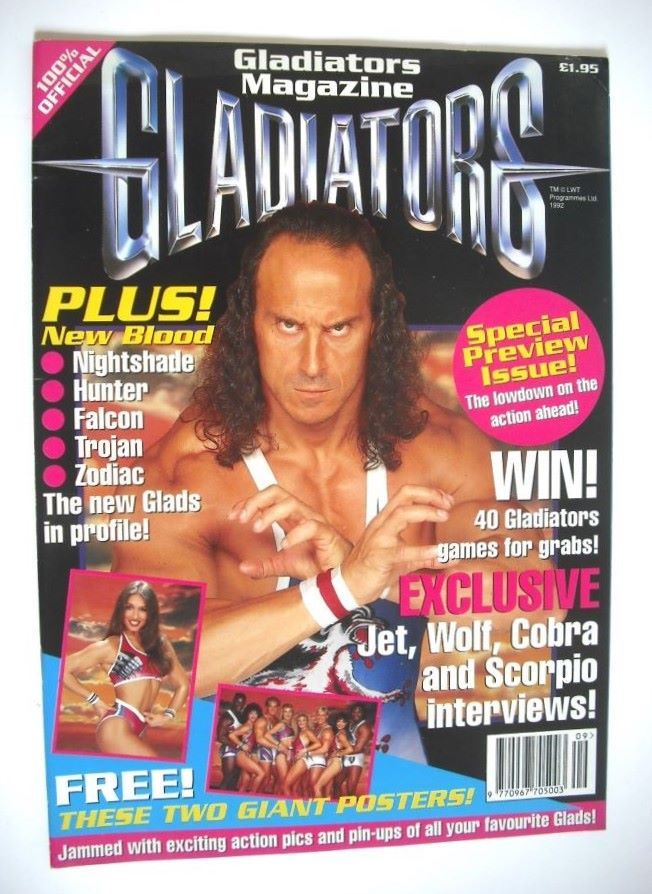 Gladiators magazine - Michael Van Wijk cover (1993)