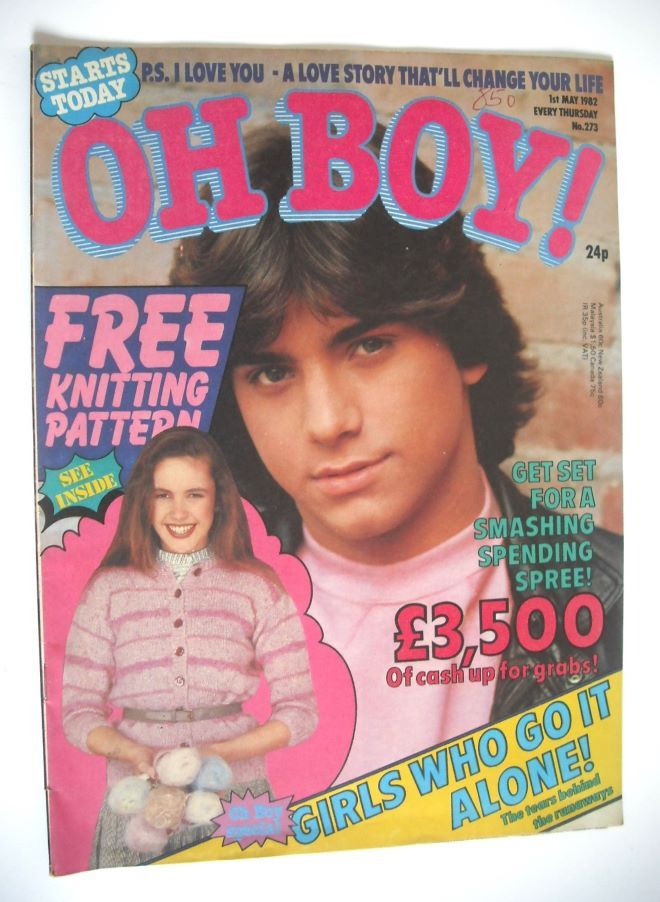 Oh Boy! magazine - 1 May 1982 - John Stamos cover