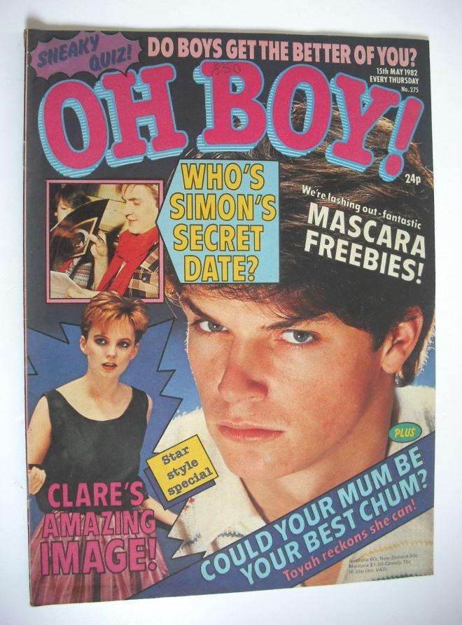 <!--1982-05-15-->Oh Boy! magazine - 15 May 1982 - Bill Malin cover