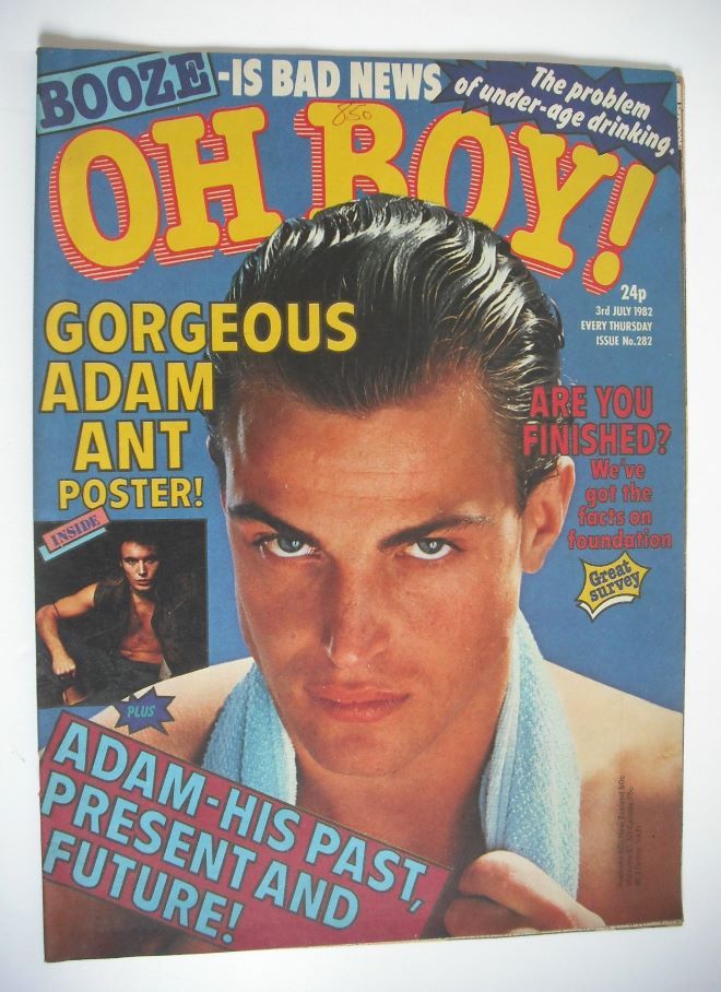 Oh Boy! magazine - 3 July 1982 - Spencer Dixon cover