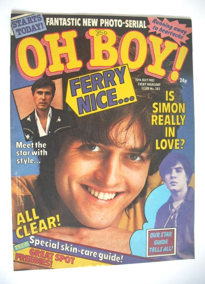 Oh Boy! magazine - 10 July 1982 - Geoff Myles cover