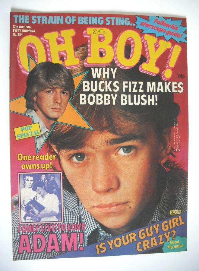 Oh Boy! magazine - 17 July 1982 - Todd Carty cover