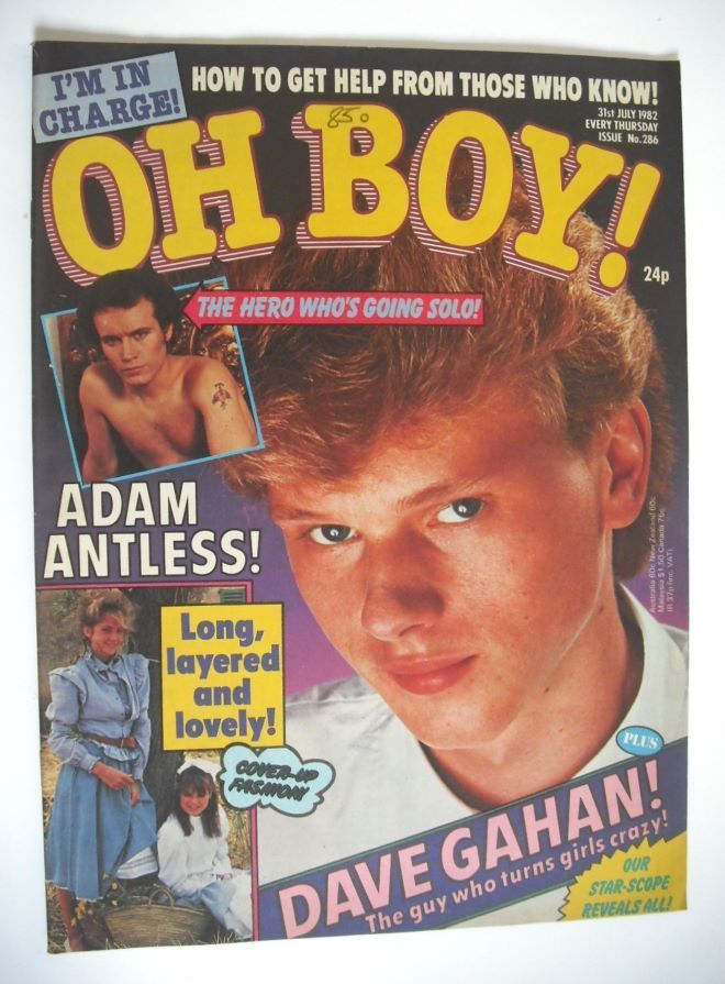 Oh Boy! magazine - 31 July 1982 - Ben Christian cover