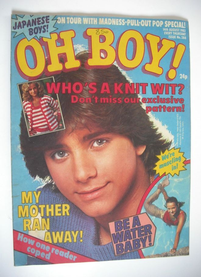 Oh Boy! magazine - 14 August 1982 - John Stamos cover