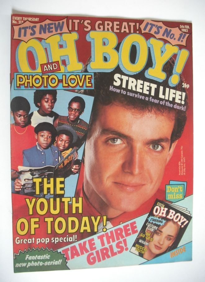 Oh Boy! magazine - 5 February 1983 - Kevin Barber cover