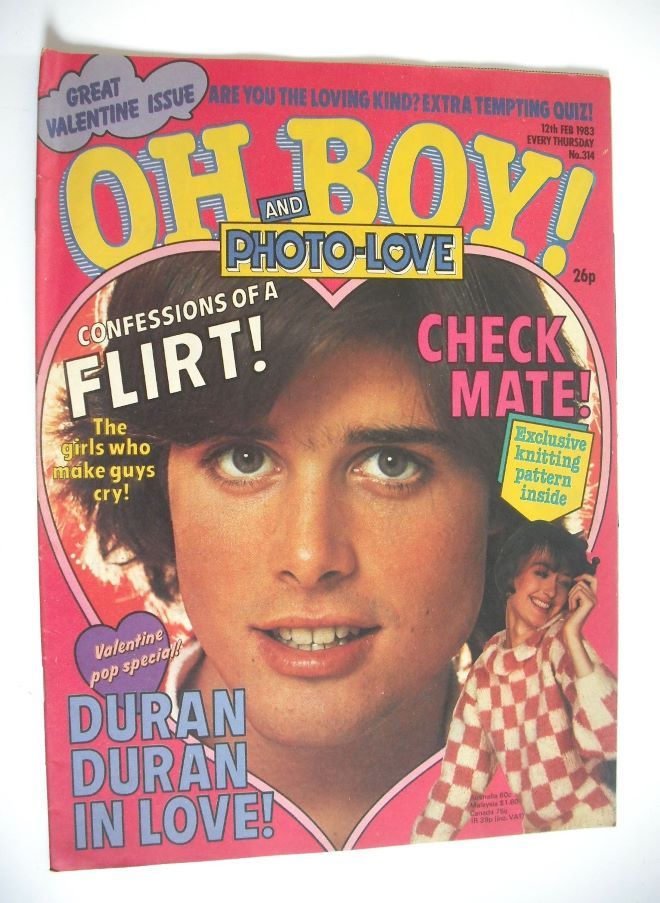 Oh Boy! magazine - 12 February 1983 - Peter Barton cover