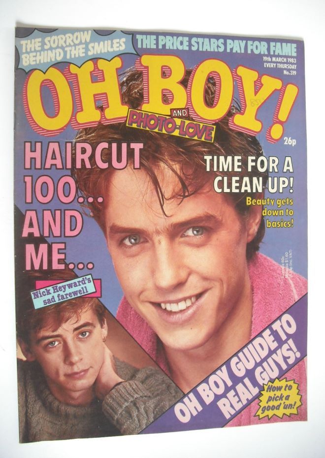 Oh Boy! magazine - 19 March 1983 - Hugh Grant cover