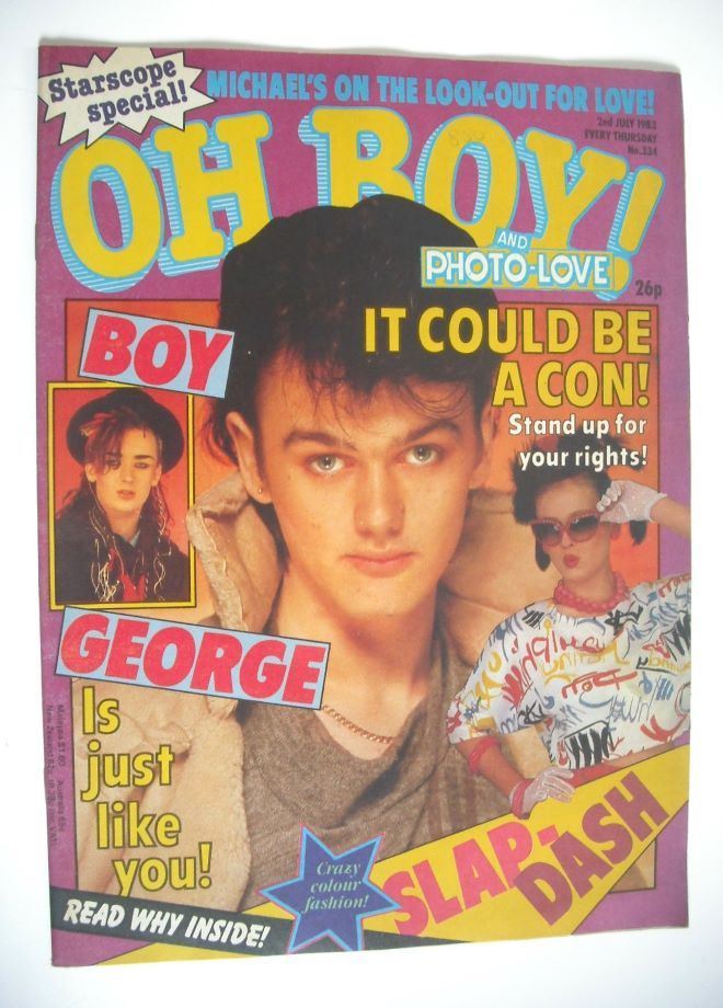 Oh Boy! magazine - 2 July 1983 - Kevin Mooney cover