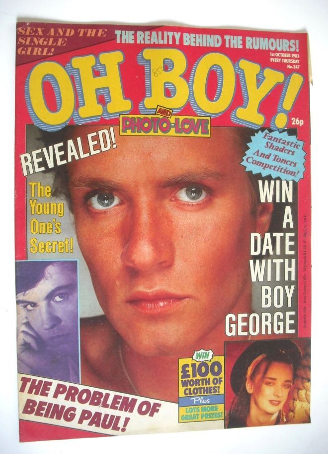 Oh Boy! magazine - 1 October 1983 - Simon Le Bon cover