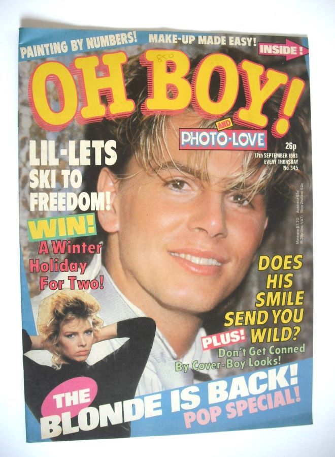 Oh Boy! magazine - 17 September 1983 - John Taylor cover