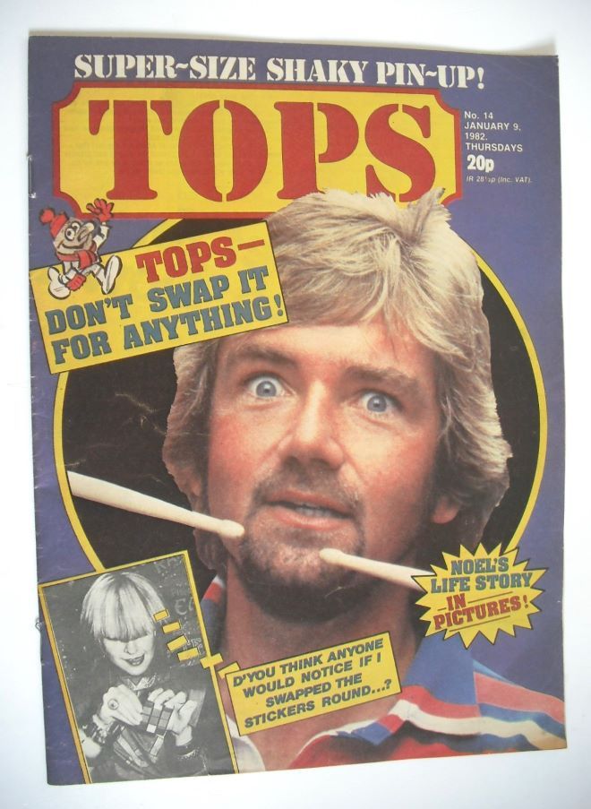 Tops magazine - 9 January 1982 - Noel Edmonds cover (No. 14)