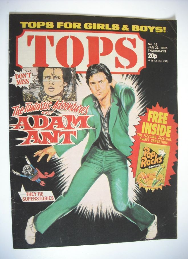 <!--1982-01-23-->Tops magazine - 23 January 1982 - Shakin' Stevens cover (N