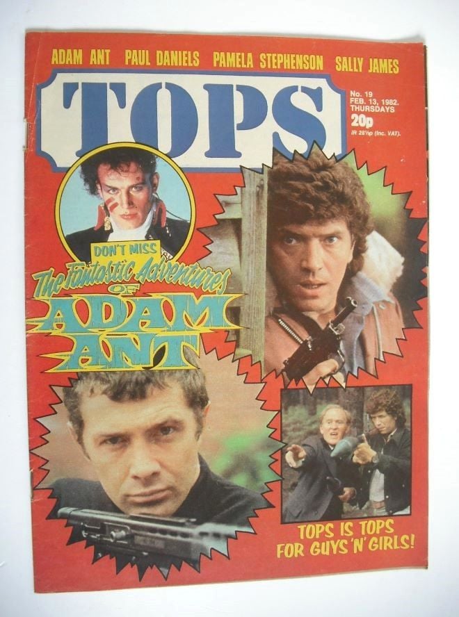 <!--1982-02-13-->Tops magazine - 13 February 1982 - The Professionals cover