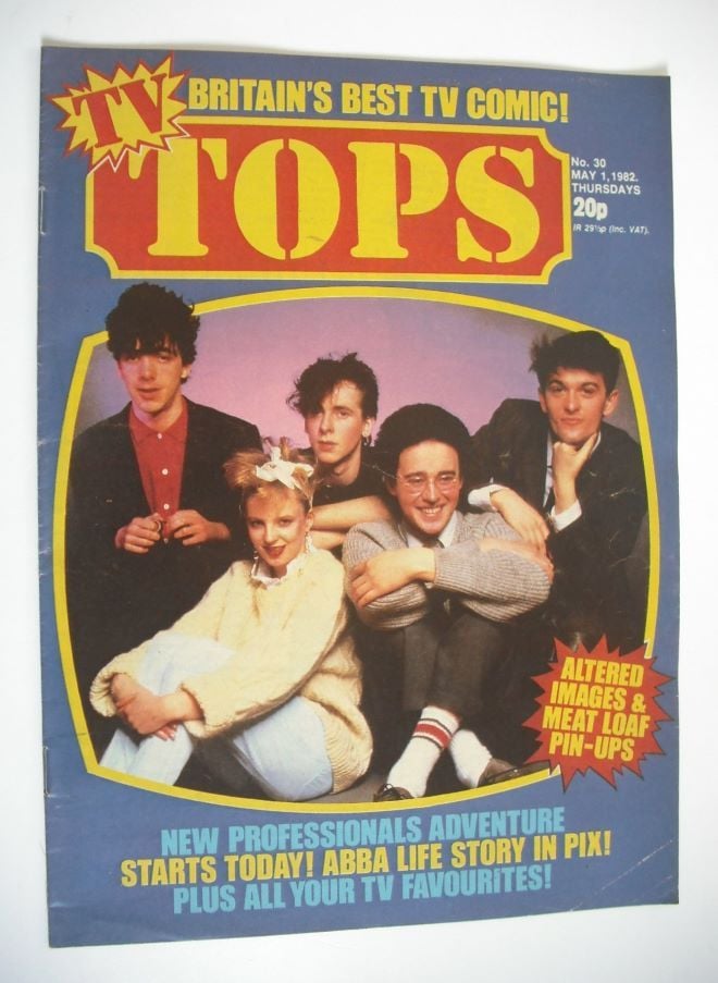 <!--1982-05-01-->Tops magazine - 1 May 1982 - Altered Images cover (No. 30)