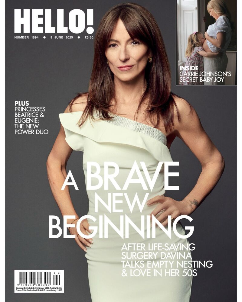 Hello! magazine - Davina McCall cover (9 June 2025 - Issue 1894)
