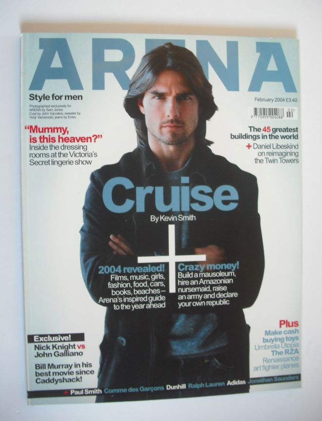 Arena magazine - February 2004 - Tom Cruise cover