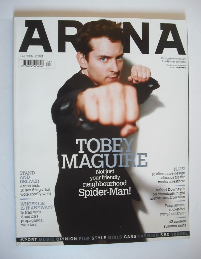 Arena magazine - June 2007 - Tobey Maguire cover
