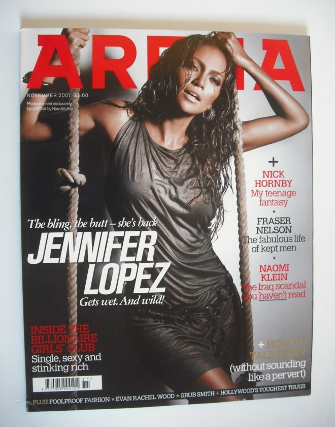Arena magazine - November 2007 - Jennifer Lopez cover