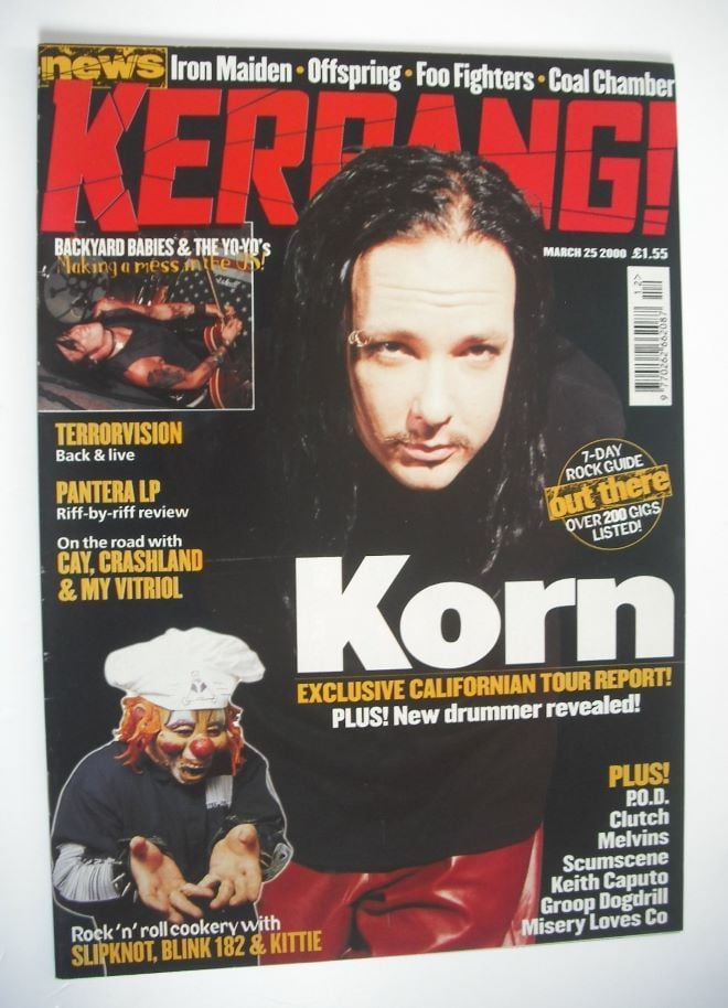 Kerrang magazine - Jonathan Davis cover (25 March 2000 - Issue 794)