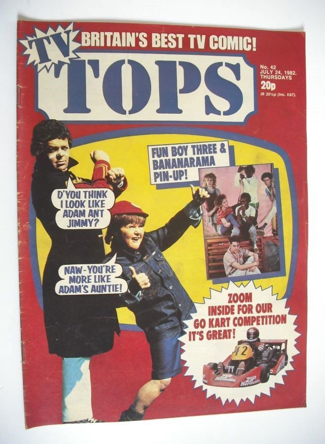 TV Tops magazine - 24 July 1982 - The Krankies cover (No. 42)