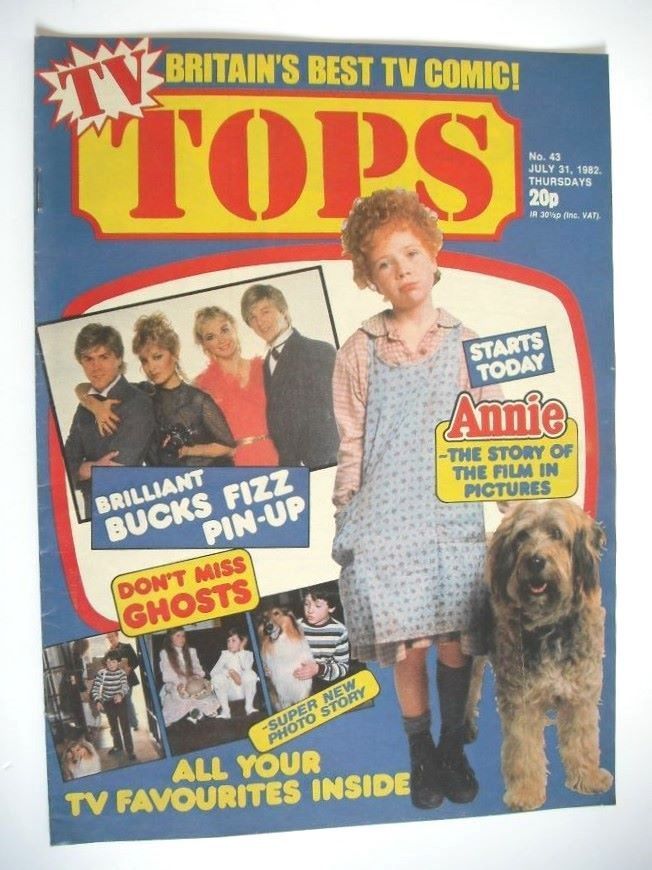 <!--1982-07-31-->Tops magazine - 31 July 1982 - Aileen Quinn cover (No. 43)