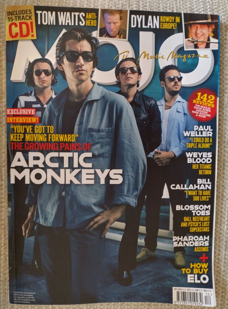 MOJO magazine - Arctic Monkeys cover (December 2022 - Issue 349)