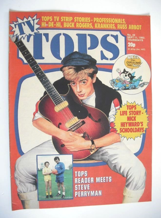 TV Tops magazine - 11 September 1982 - Nick Heywood cover (No. 49)