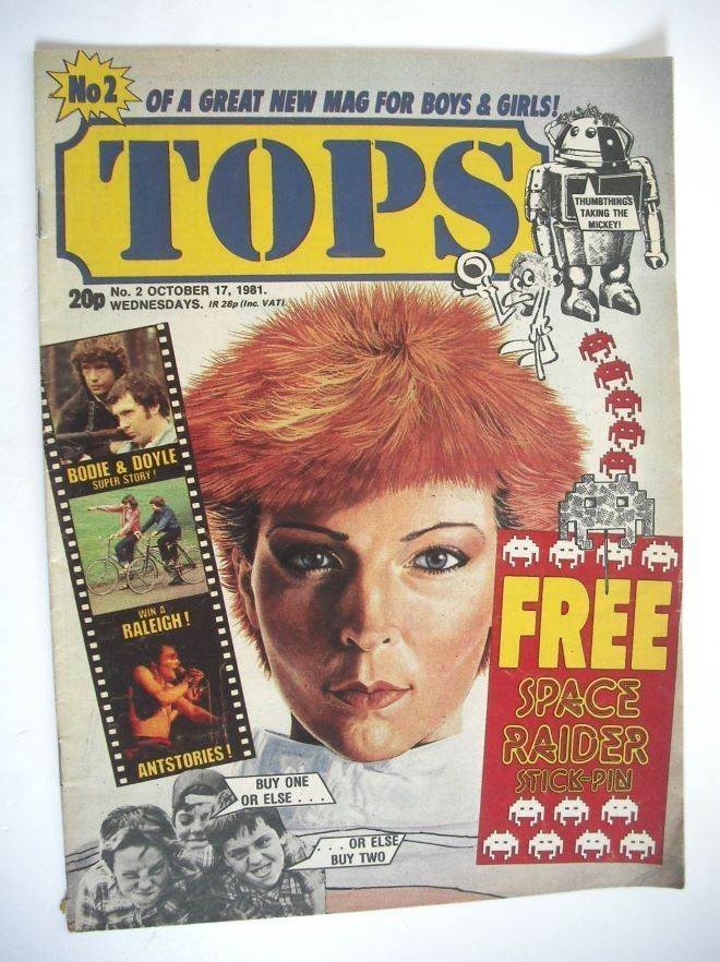 Tops magazine - 17 October 1981 - Toyah cover (No. 2)